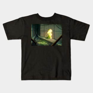 Spooky Liminal Pool Rooms Kids T-Shirt